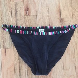 Freya Black bikini bottom - SM. New, never worn